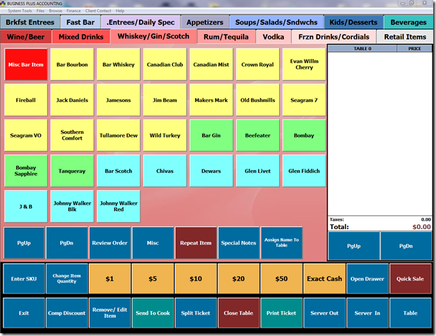 Menu Item Groups In POS Software | Business Software Solutions