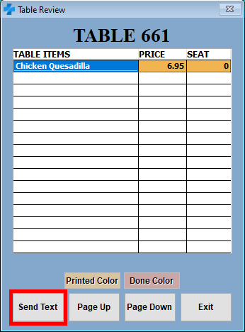 Customer SMS Notification Button Review Order In BPAPOS