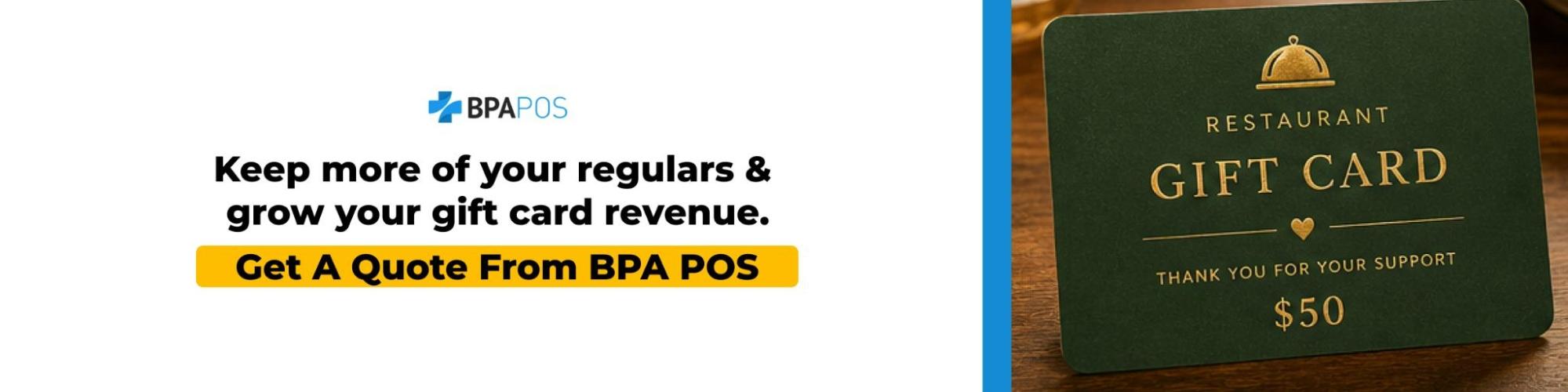 Restaurant Loyalty Program Software helping restaurants increase repeat customers and grow gift card revenue.