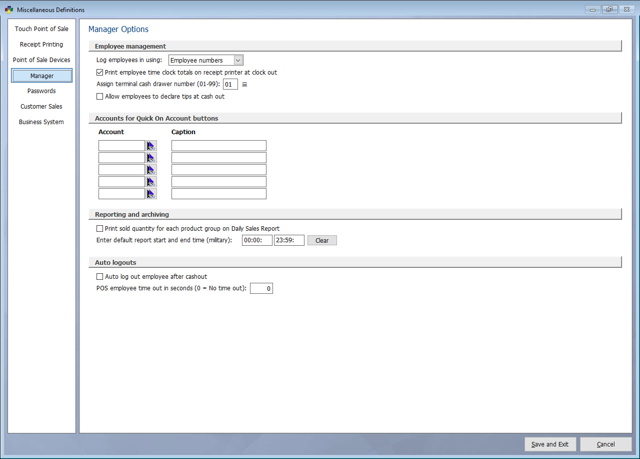 Retail POS system managing employee performance and tracking hours for better efficiency