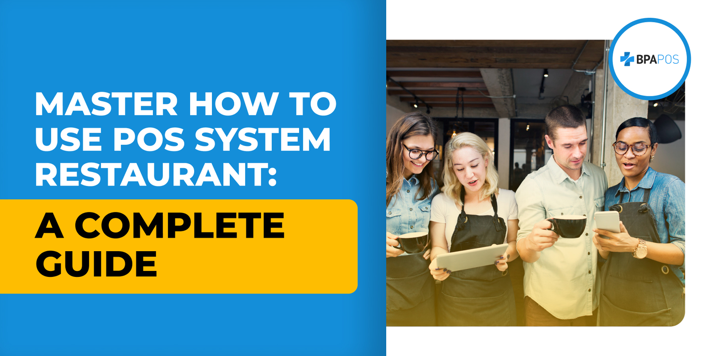 Master How to Use POS System Restaurant for Seamless Operations Restaurant staff learning how to use a POS system for improved efficiency, featuring a collaborative training session with tablets and coffee cups.