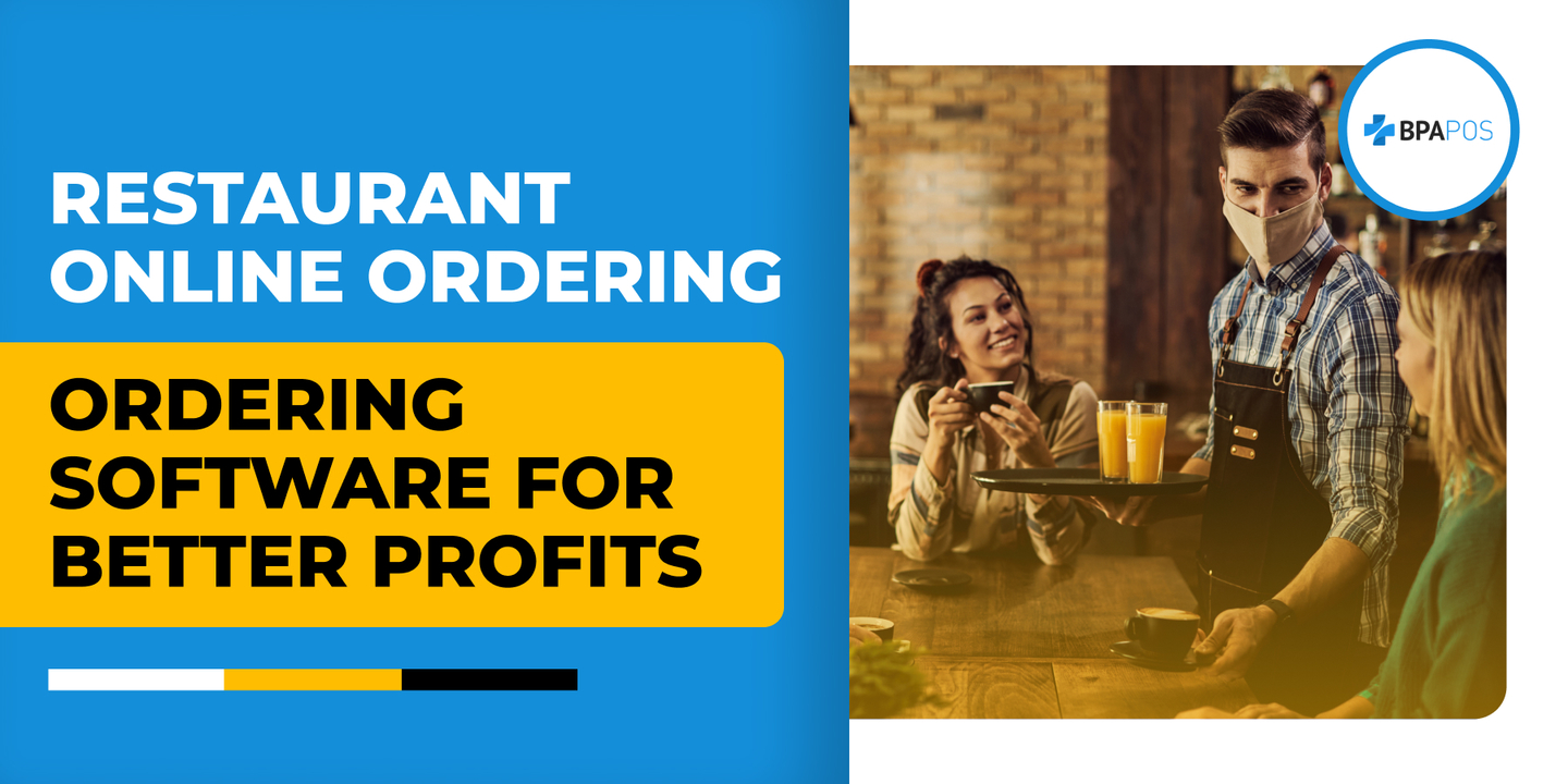 Enhance Customer Experience with Restaurant Online Ordering Software Waiter serving drinks in a cozy restaurant setting, showcasing the potential benefits of restaurant online ordering software.