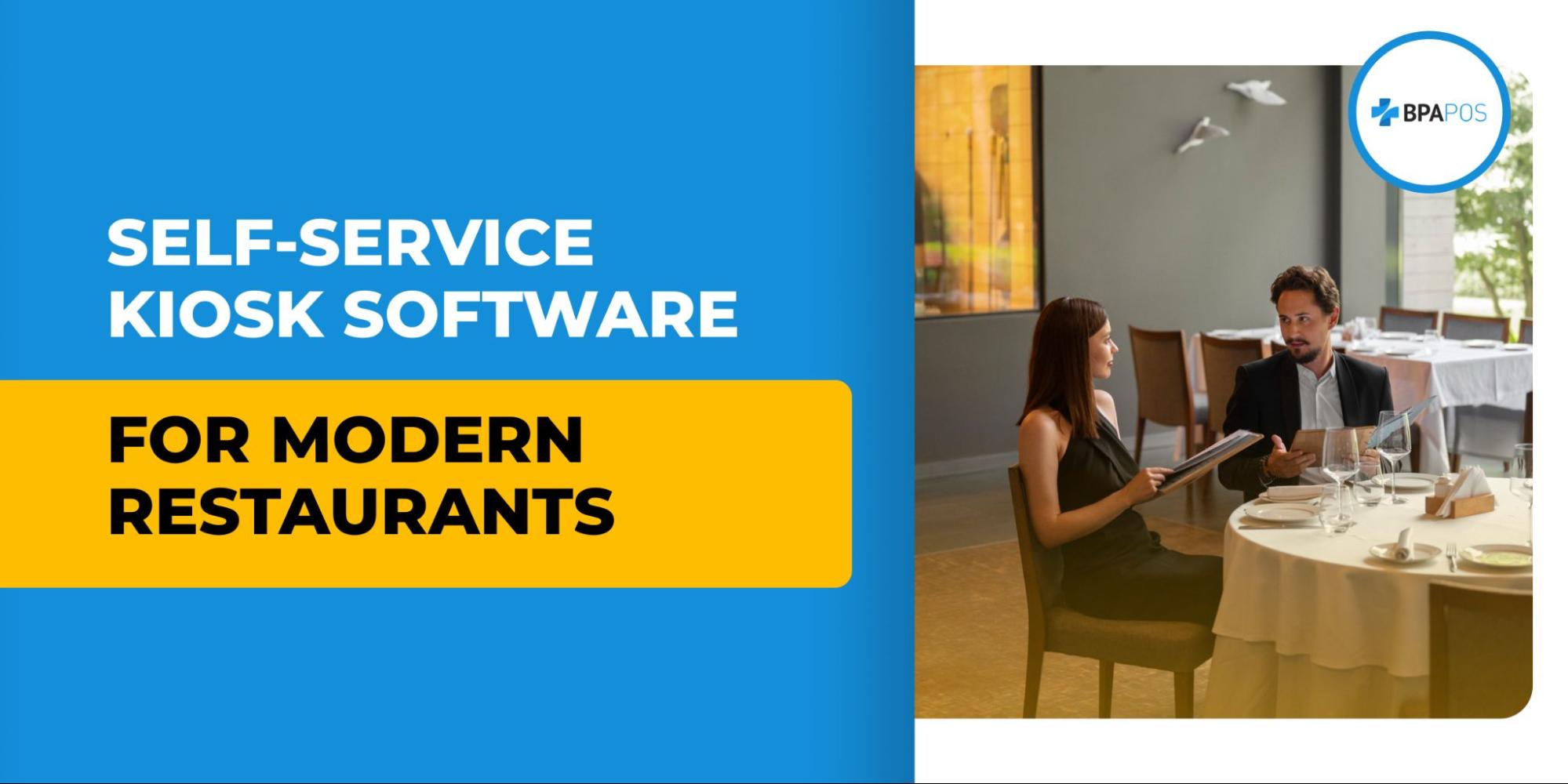 Restaurant diners using digital menus, showcasing Self-Service Kiosk Software improving ordering efficiency and guest experience