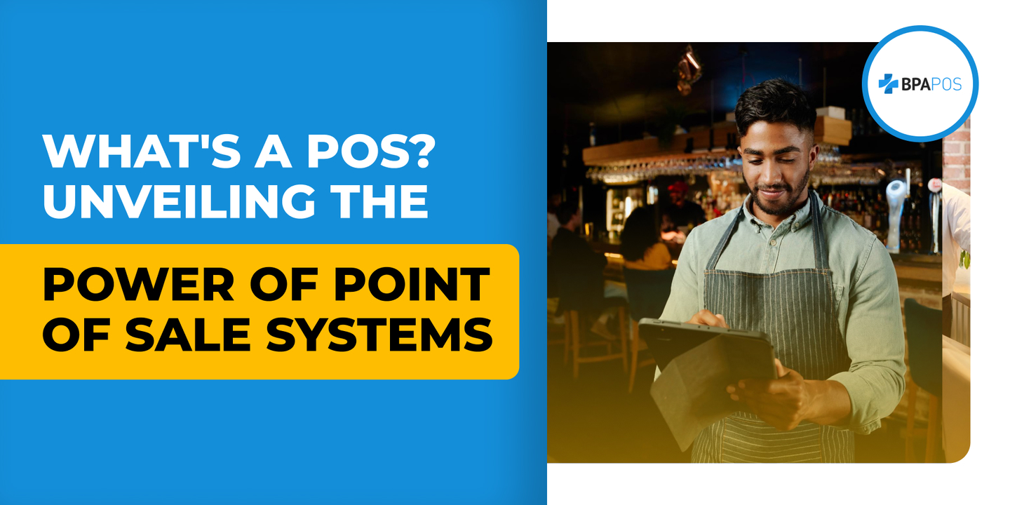 Understanding What's a POS: Unlocking the Power of Point of Sale Systems Restaurant employee using a POS system tablet to manage sales and improve customer service in a busy restaurant setting.