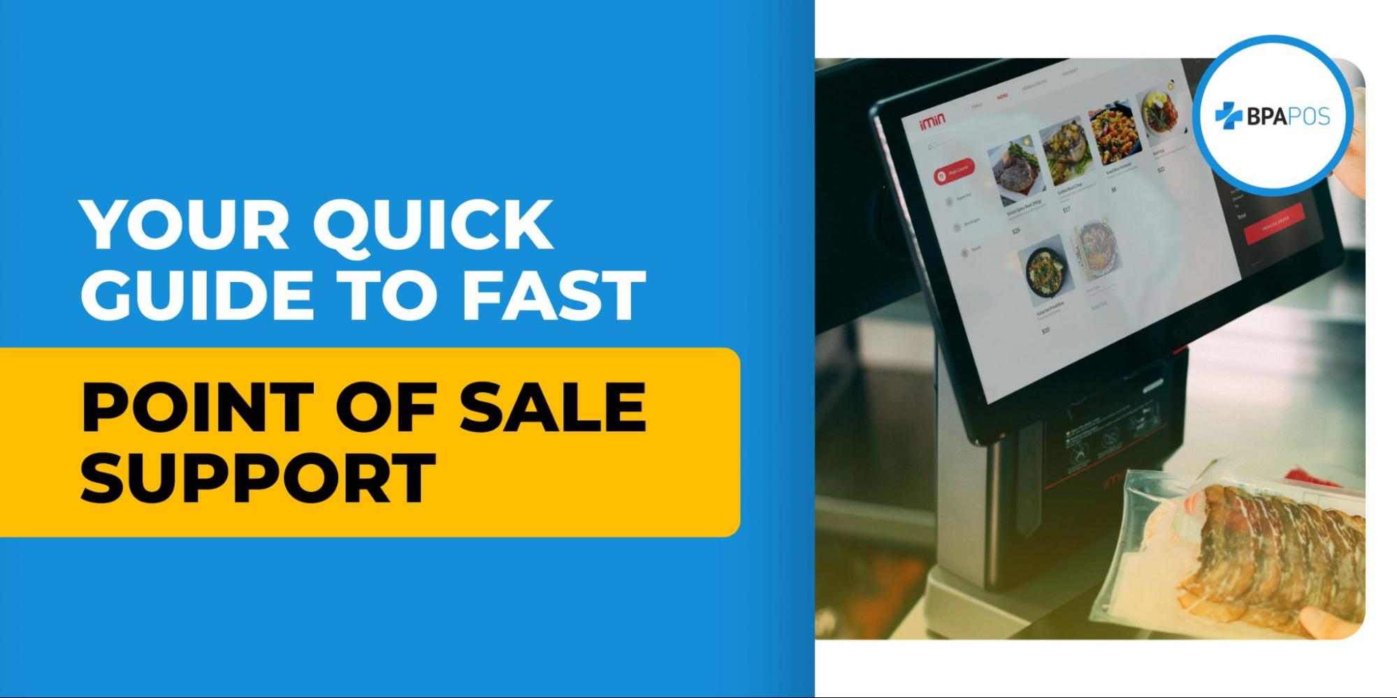 How to Generate Storeview Reports in 5 Steps Woman working at a POS terminal while taking notes, showing a guide on creating storeview reports with point of sale support.